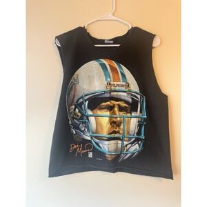 VINTAGE 1992 Salem Sportswear Miami Dolphins QB Dan Marino T-Shirt- Size: Medium